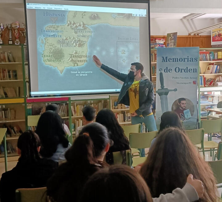 Presentación en el instituto Marqués de los Veléz